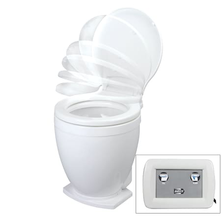 Jabsco Lite Flush Electric 12V Toilet w/Control Panel 58500-1012